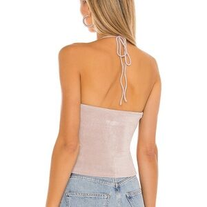 Marsha Scoop Top in Taupe